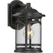 Quoizel - One Light Outdoor Wall Lantern - Marblehead - Mystic Black- Union Lighting Luminaires Decor