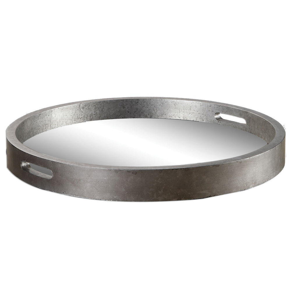 Uttermost - Tray - Bechet - Antiqued Silver- Union Lighting Luminaires Decor
