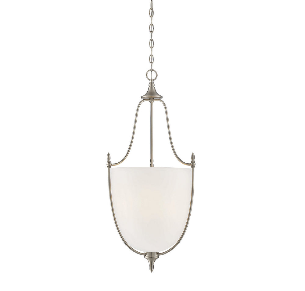 Savoy House - Three Light Pendant - Herndon - Satin Nickel- Union Lighting Luminaires Decor