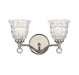 Savoy House Canada - Two Light Bath Bar - Birone - Polished Nickel- Union Lighting Luminaires Decor