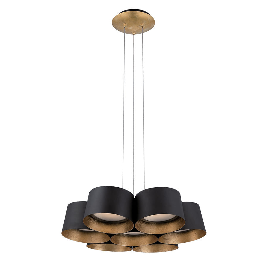 Modern Forms Canada - LED Chandelier - Marimba - Gold Leaf/Bronze- Union Lighting Luminaires Decor