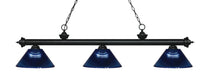Z-Lite Canada - Three Light Billiard - Riviera - Matte Black- Union Lighting Luminaires Decor