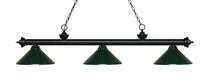 Z-Lite Canada - Three Light Billiard - Riviera - Matte Black- Union Lighting Luminaires Decor