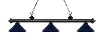 Z-Lite Canada - Three Light Billiard - Riviera - Matte Black- Union Lighting Luminaires Decor