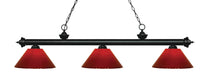 Z-Lite Canada - Three Light Billiard - Riviera - Matte Black- Union Lighting Luminaires Decor