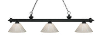 Z-Lite Canada - Three Light Billiard - Riviera - Matte Black- Union Lighting Luminaires Decor
