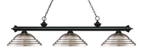 Z-Lite Canada - Three Light Billiard - Riviera - Matte Black- Union Lighting Luminaires Decor