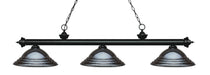 Z-Lite Canada - Three Light Billiard - Riviera - Matte Black- Union Lighting Luminaires Decor