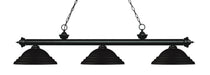 Z-Lite Canada - Three Light Billiard - Riviera - Matte Black- Union Lighting Luminaires Decor