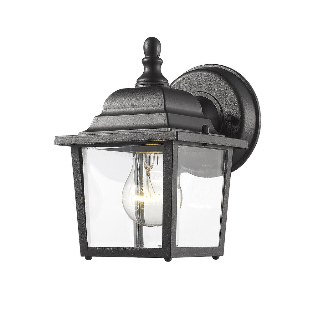 Z-Lite Canada - One Light Outdoor Wall Light - Waterdown - Black- Union Lighting Luminaires Decor