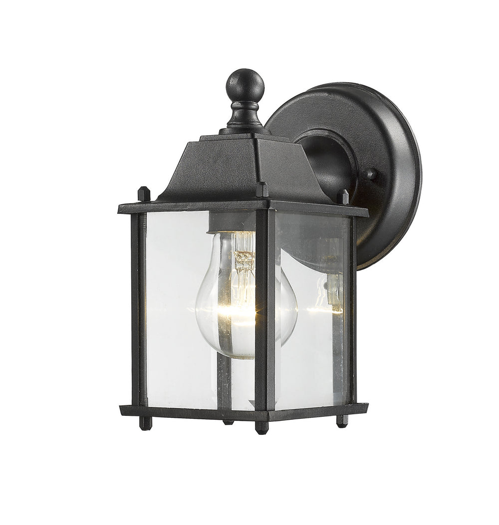 Z-Lite Canada - One Light Outdoor Wall Light - Waterdown - Black- Union Lighting Luminaires Decor