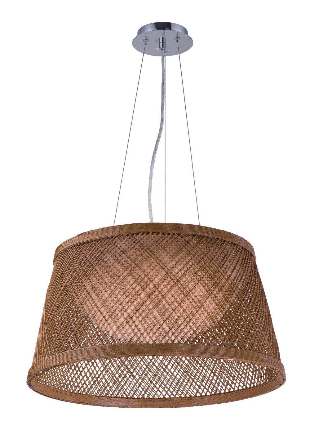 Maxim - LED Pendant - Bahama - Natural- Union Lighting Luminaires Decor