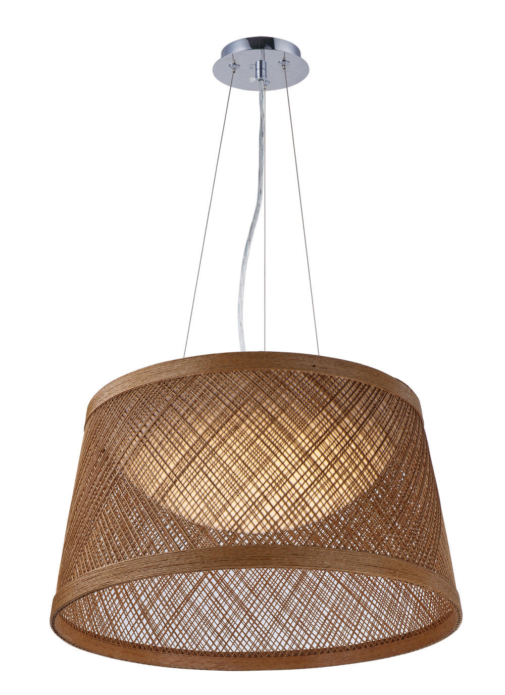 Maxim - LED Pendant - Bahama - Natural- Union Lighting Luminaires Decor