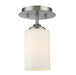 Z-Lite Canada - One Light Flush Mount - Bordeaux - Brushed Nickel- Union Lighting Luminaires Decor