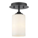 Z-Lite Canada - One Light Flush Mount - Bordeaux - Bronze- Union Lighting Luminaires Decor