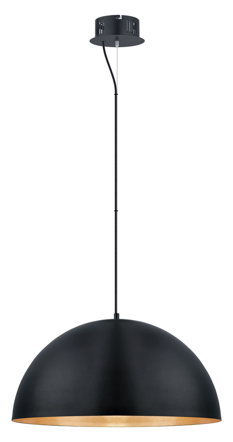 Eglo Canada - LED Pendant - Gaetano - Black/Gold- Union Lighting Luminaires Decor