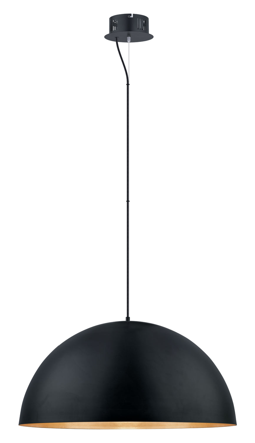 Eglo Canada - LED Pendant - Gaetano - Black/Gold- Union Lighting Luminaires Decor
