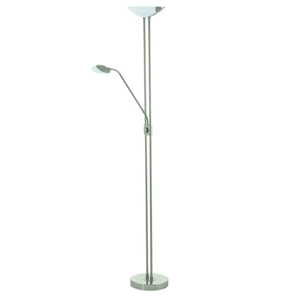 Eglo Canada - LED Floor Lamp - Baya Led - Matte Nickel- Union Lighting Luminaires Decor