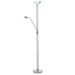 Eglo Canada - LED Floor Lamp - Baya Led - Matte Nickel- Union Lighting Luminaires Decor