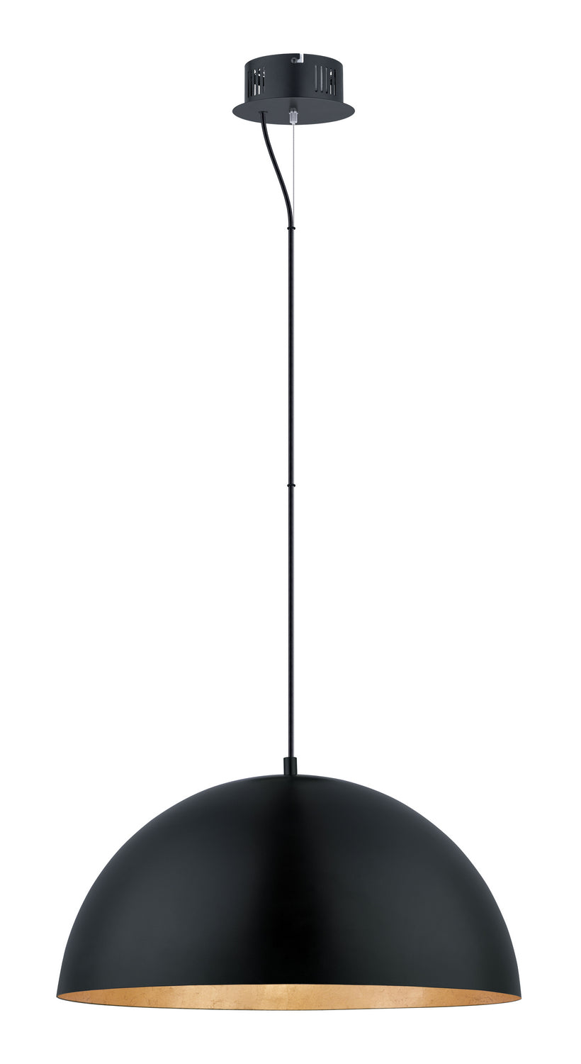 Eglo Canada - LED Pendant - Gaetano - Black/Gold- Union Lighting Luminaires Decor