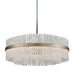 Corbett Lighting Canada - 12 Light Chandelier - Chime - Silver Leaf- Union Lighting Luminaires Decor