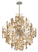 Corbett Lighting - 16 Light Pendant - Media - Multi-Leaf With Stainless- Union Lighting Luminaires Decor