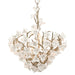 Corbett Lighting Canada - Six Light Chandelier - Lily - Stria Gold Leaf- Union Lighting Luminaires Decor