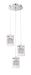 Kendal Canada - Three Light Pan - Politan - Chrome- Union Lighting Luminaires Decor