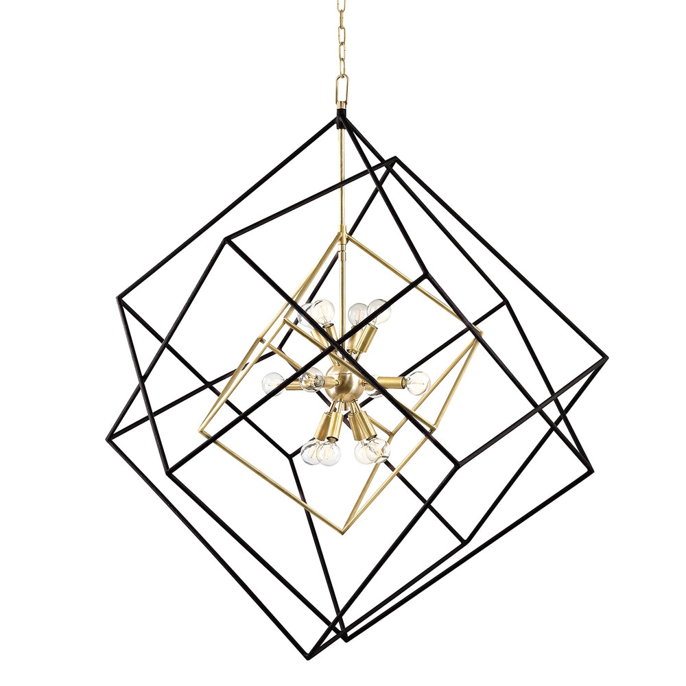 Hudson Valley Canada - 12 Light Chandelier - Roundout - Aged Brass- Union Lighting Luminaires Decor