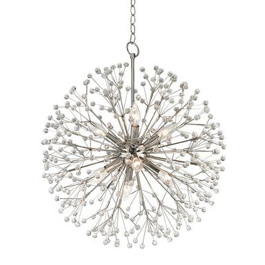 Hudson Valley Canada - Eight Light Chandelier - Dunkirk - Polished Nickel- Union Lighting Luminaires Decor