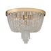 Hudson Valley Canada - Four Light Flush Mount - Royalton - Aged Brass- Union Lighting Luminaires Decor