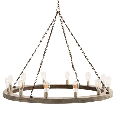 Arteriors - 12 Light Chandelier - Geoffrey - Gray- Union Lighting Luminaires Decor