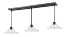 Z-Lite Canada - Three Light Linear Chandelier - Annora - Olde Bronze- Union Lighting Luminaires Decor