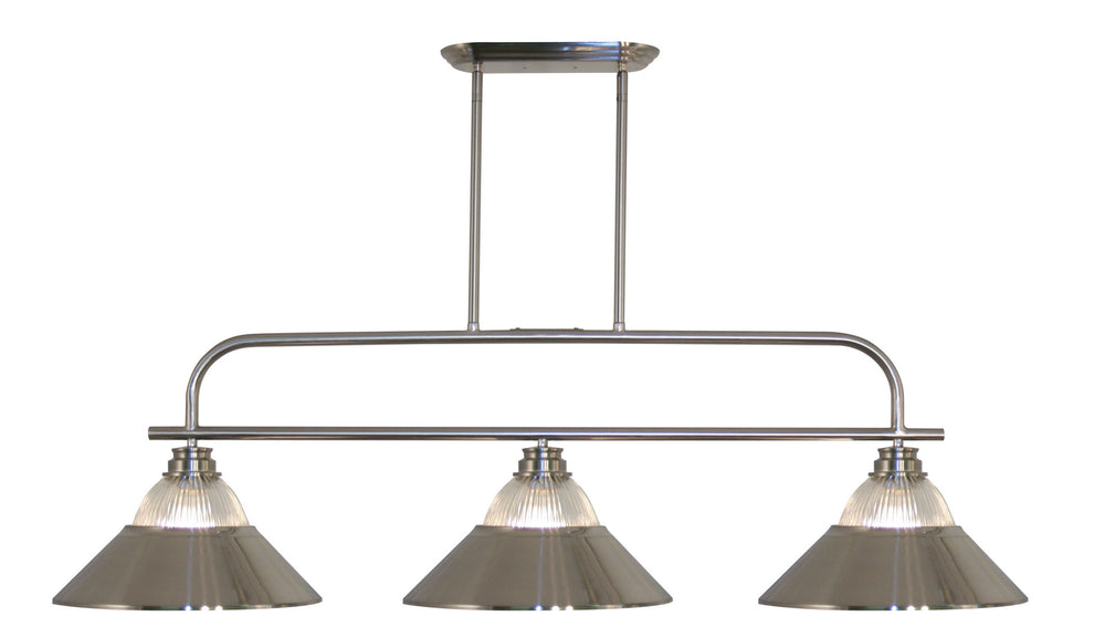 Z-Lite Canada - Three Light Billiard - Annora - Brushed Nickel- Union Lighting Luminaires Decor