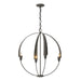 Hubbardton Forge - Four Light Chandelier - Cirque - Dark Smoke- Union Lighting Luminaires Decor