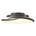 Hubbardton Forge - LED Semi-Flush Mount - Flora - Dark Smoke- Union Lighting Luminaires Decor