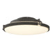 Hubbardton Forge - LED Semi-Flush Mount - Metra - Dark Smoke- Union Lighting Luminaires Decor