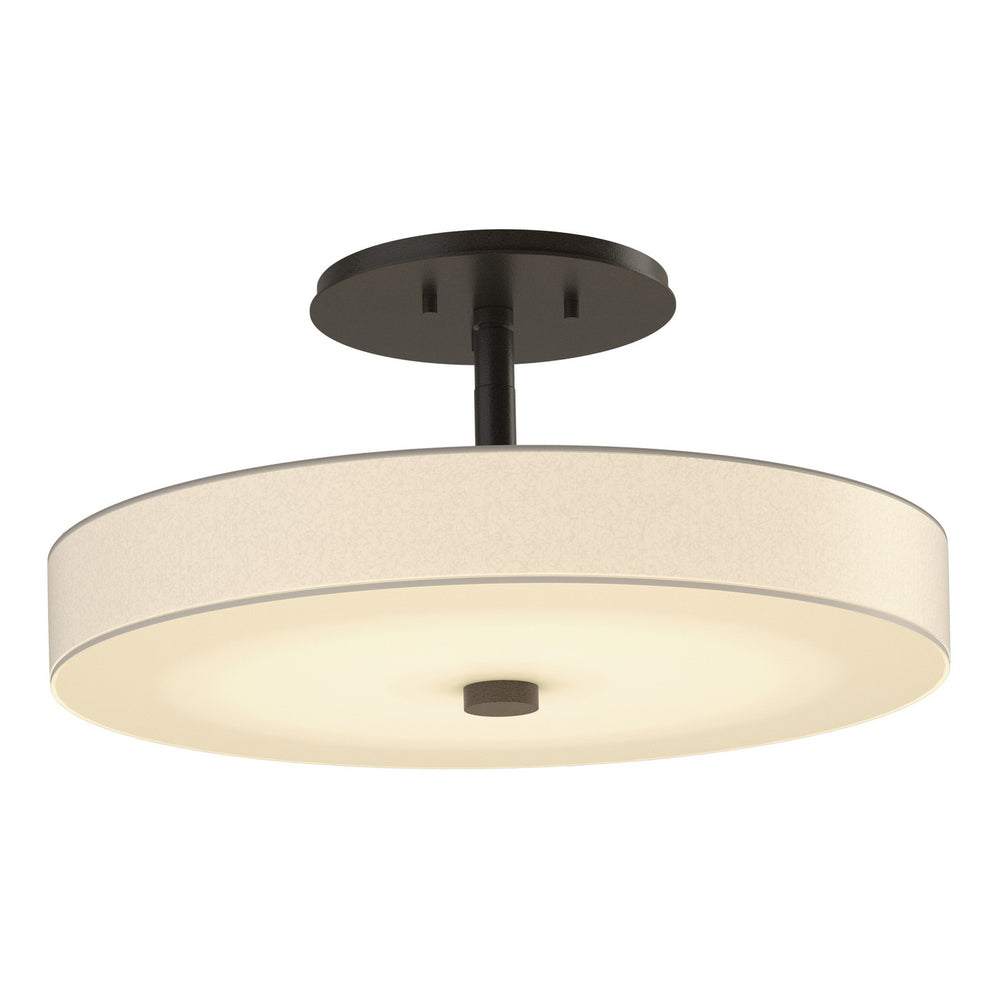 Hubbardton Forge - LED Semi-Flush Mount - Disq - Dark Smoke- Union Lighting Luminaires Decor