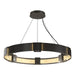 Hubbardton Forge - Six Light Pendant - Aura - Dark Smoke- Union Lighting Luminaires Decor