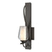 Hubbardton Forge - One Light Wall Sconce - Flora - Dark Smoke- Union Lighting Luminaires Decor