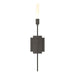 Hubbardton Forge - One Light Wall Sconce - Lisse - Dark Smoke- Union Lighting Luminaires Decor
