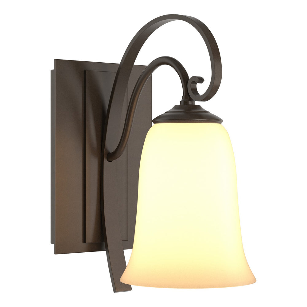 Hubbardton Forge - One Light Wall Sconce - Scroll - Bronze- Union Lighting Luminaires Decor