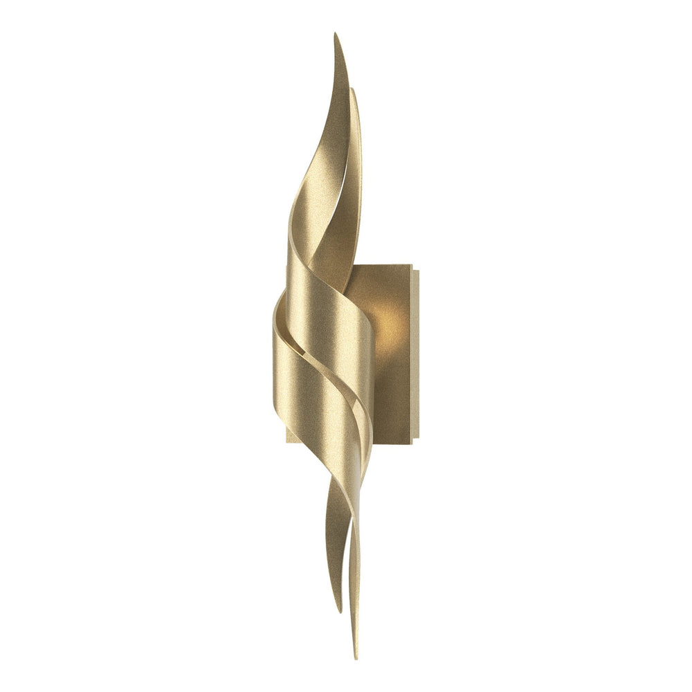 Hubbardton Forge - One Light Wall Sconce - Flux - Soft Gold- Union Lighting Luminaires Decor