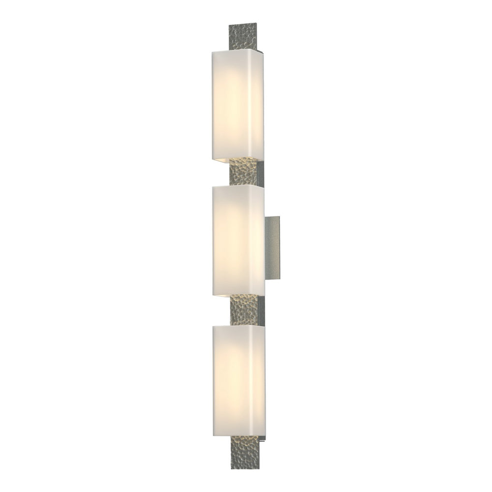 Hubbardton Forge - Three Light Wall Sconce - Oceanus - Vintage Platinum- Union Lighting Luminaires Decor