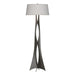 Hubbardton Forge - One Light Floor Lamp - Moreau - Dark Smoke- Union Lighting Luminaires Decor