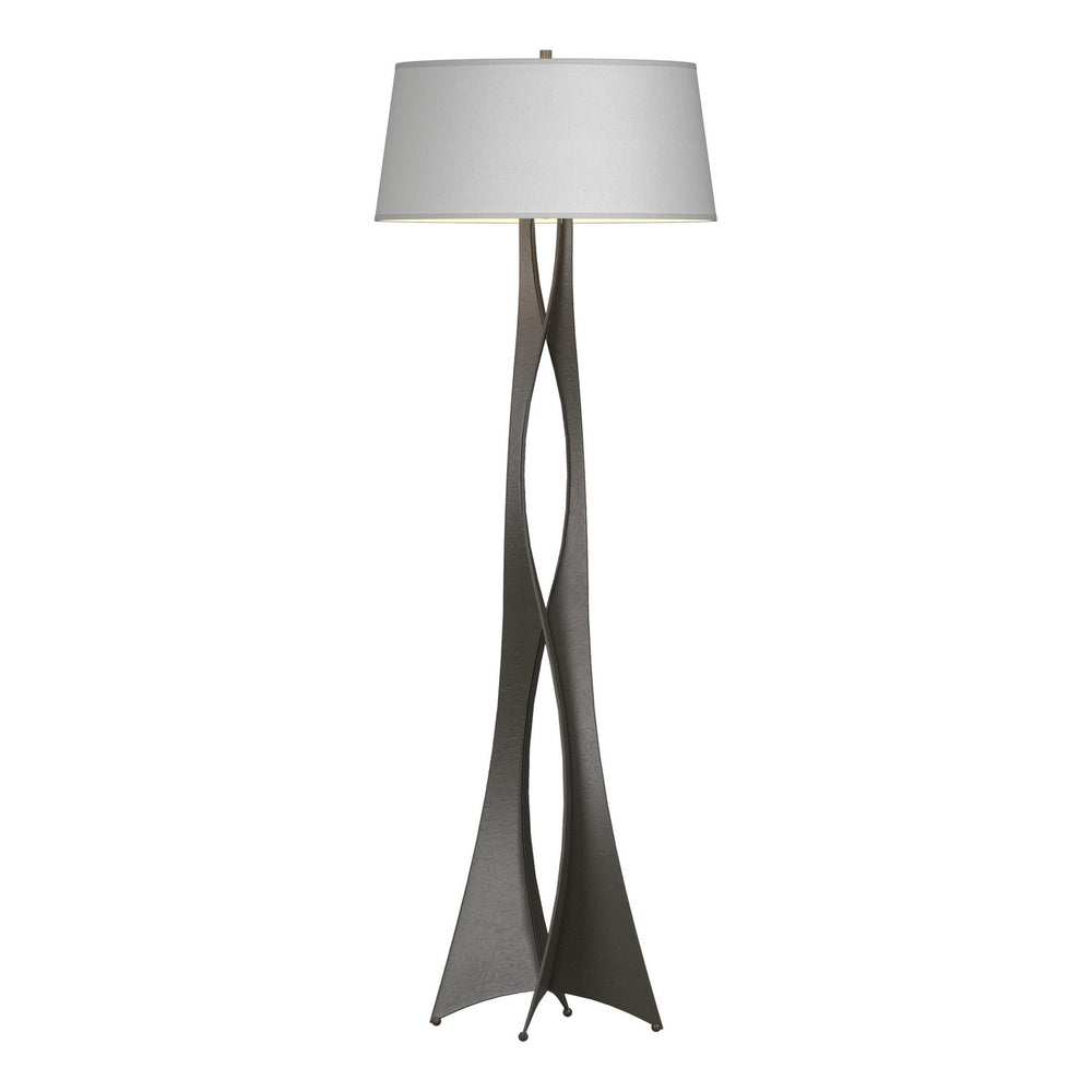 Hubbardton Forge - One Light Floor Lamp - Moreau - Dark Smoke- Union Lighting Luminaires Decor
