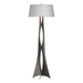 Hubbardton Forge - One Light Floor Lamp - Moreau - Dark Smoke- Union Lighting Luminaires Decor