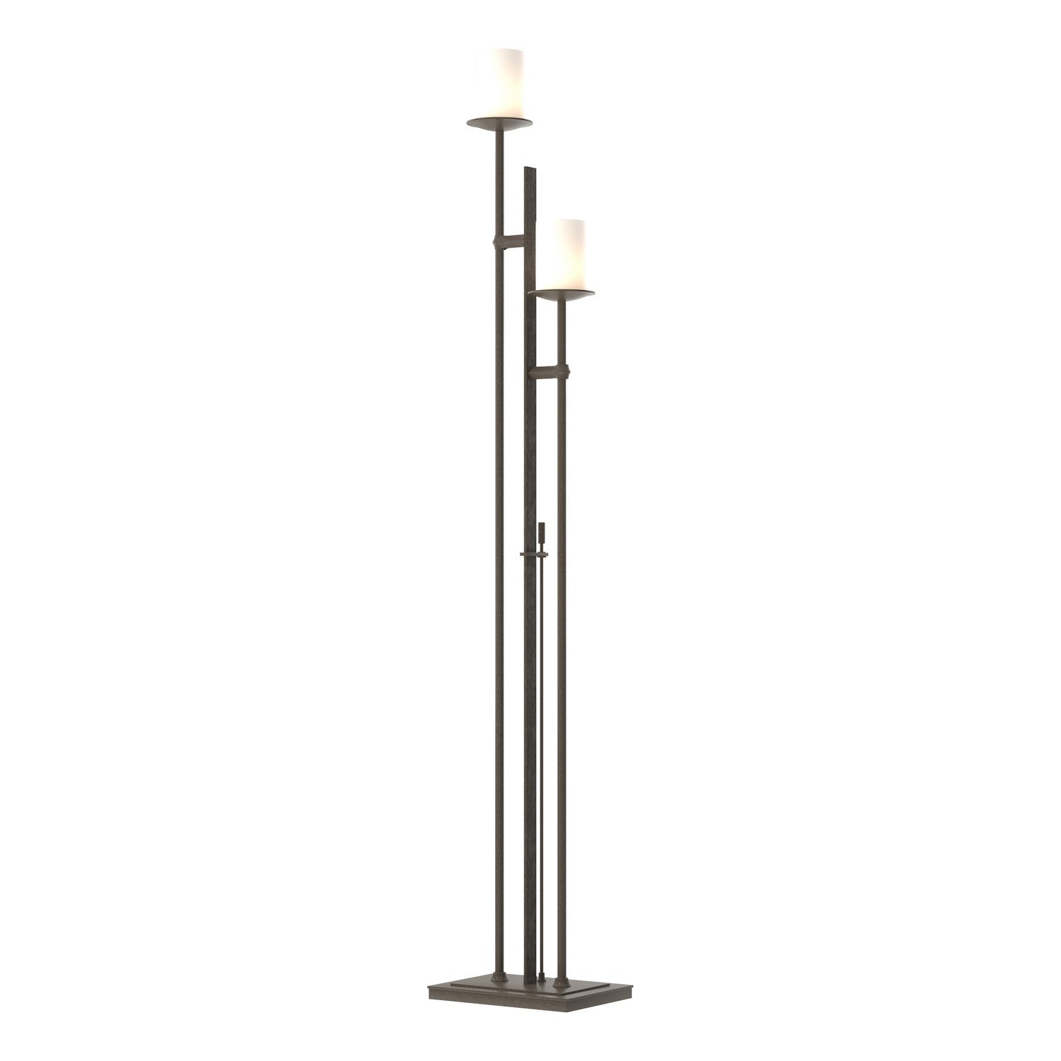 Hubbardton Forge - Two Light Floor Lamp - Rook - Dark Smoke- Union Lighting Luminaires Decor