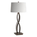 Hubbardton Forge - One Light Table Lamp - Almost Infinity - Bronze- Union Lighting Luminaires Decor