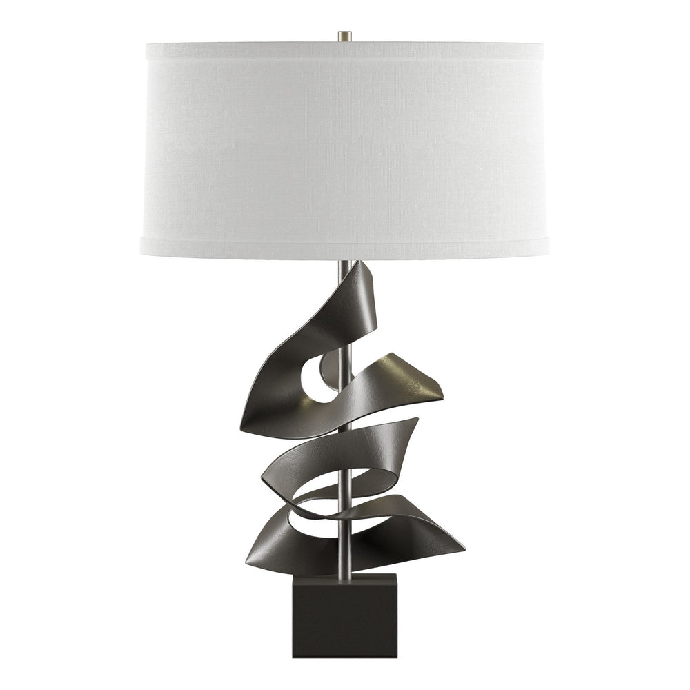 Hubbardton Forge - One Light Table Lamp - Gallery - Dark Smoke- Union Lighting Luminaires Decor